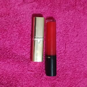 Revlon Gold Lipstick and Bold Red Gloss Duo
